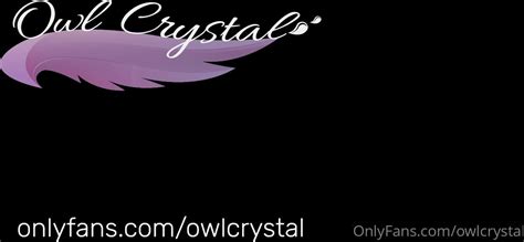 onlyfans owlcrystal|OwlCrystal's porn .